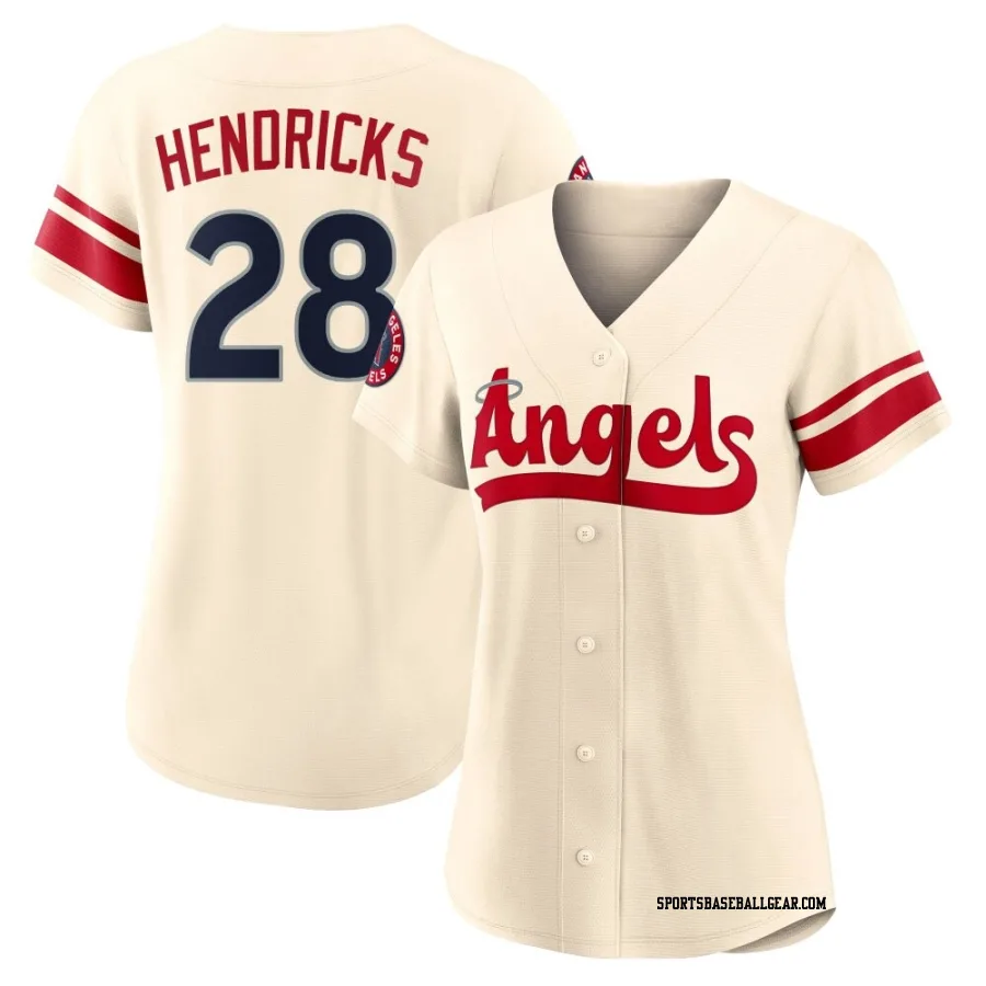 Kyle Hendricks Women's Los Angeles Angels Cream Authentic 2022 City Connect Jersey