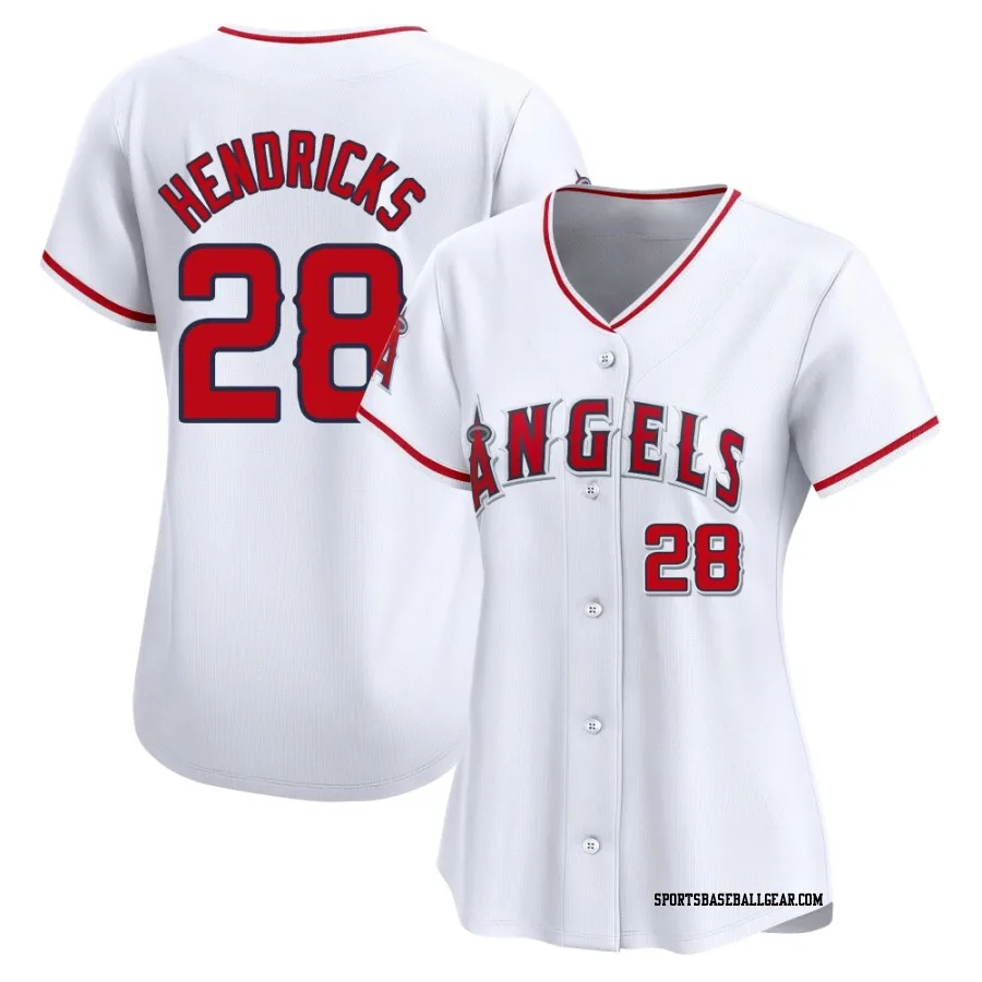 Kyle Hendricks Women's Los Angeles Angels White Limited Home Jersey