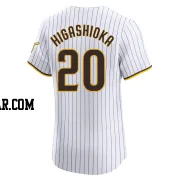 Kyle Higashioka Men's San Diego Padres White Elite Home Jersey