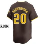 Kyle Higashioka Youth San Diego Padres Brown Limited Away Jersey