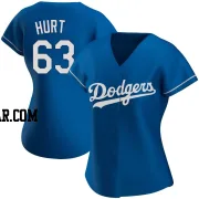 Kyle Hurt Women's Los Angeles Dodgers Royal Authentic Alternate Jersey