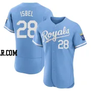 Kyle Isbel Men's Kansas City Royals Light Blue Authentic 2022 Alternate Jersey