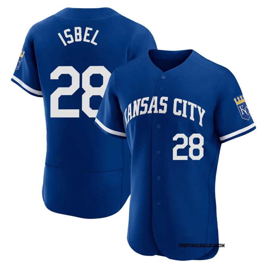 Kyle Isbel Men's Kansas City Royals Royal Authentic 2022 Alternate Jersey