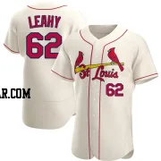 Kyle Leahy Men's St. Louis Cardinals Cream Authentic Alternate Jersey