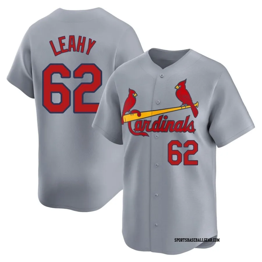 Kyle Leahy Men's St. Louis Cardinals Gray Limited Away Jersey