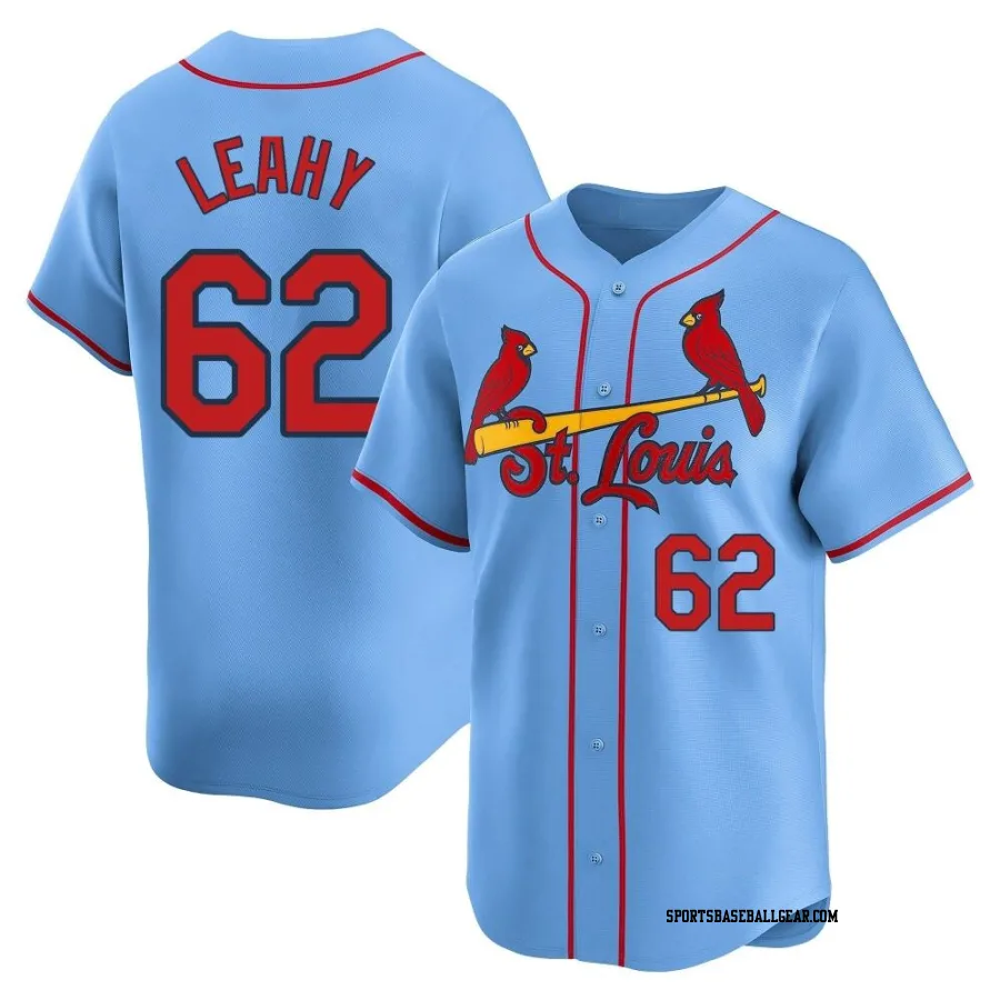 Kyle Leahy Men's St. Louis Cardinals Light Blue Limited Alternate Jersey