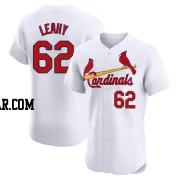 Kyle Leahy Men's St. Louis Cardinals White Elite Home Jersey