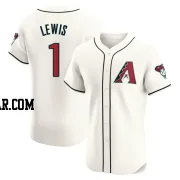 Kyle Lewis Men's Arizona Diamondbacks Cream Elite Home Jersey