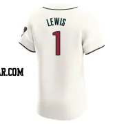 Kyle Lewis Men's Arizona Diamondbacks Cream Elite Home Jersey