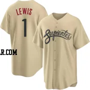 Kyle Lewis Men's Arizona Diamondbacks Gold Replica 2021 City Connect Cool Base Jersey