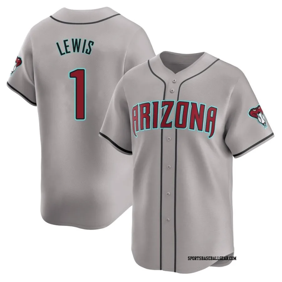 Kyle Lewis Men's Arizona Diamondbacks Gray Limited Away Jersey