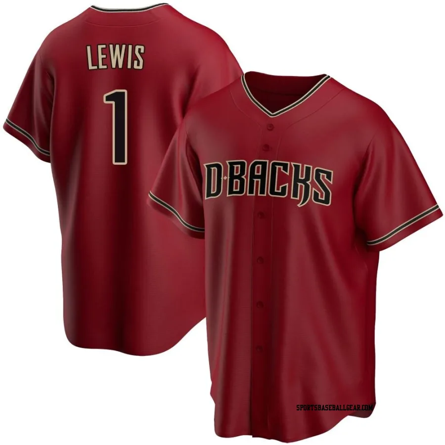 Kyle Lewis Men's Arizona Diamondbacks Red Replica Alternate Jersey