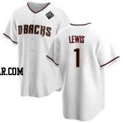 Kyle Lewis Men's Arizona Diamondbacks White Replica Home 2023 World Series Jersey