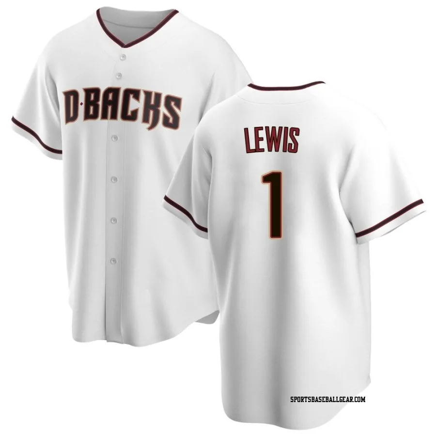 Kyle Lewis Men's Arizona Diamondbacks White Replica Home Jersey