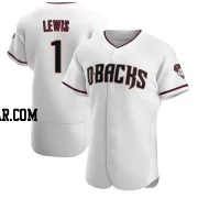 Kyle Lewis Men's Arizona Diamondbacks White/Crimson Authentic Home Jersey