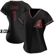 Kyle Lewis Women's Arizona Diamondbacks Black Authentic Alternate Jersey