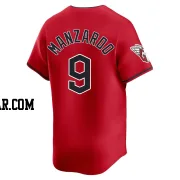 Kyle Manzardo Men's Cleveland Guardians Red Limited Alternate Jersey