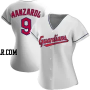 Kyle Manzardo Women's Cleveland Guardians White Authentic Home Jersey