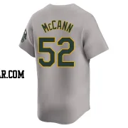 Kyle McCann Men's Oakland Athletics Gray Limited Away Jersey