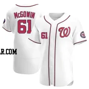 Kyle McGowin Men's Washington Nationals White Authentic Home Jersey