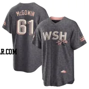 Kyle McGowin Youth Washington Nationals Gray Replica 2022 City Connect Jersey