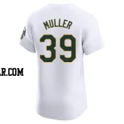 Kyle Muller Men's Oakland Athletics White Elite Home Jersey