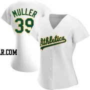 Kyle Muller Women's Oakland Athletics White Authentic Home Jersey