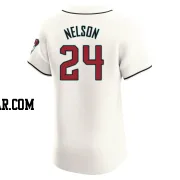 Kyle Nelson Men's Arizona Diamondbacks Cream Elite Home Jersey