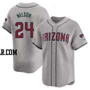 Kyle Nelson Men's Arizona Diamondbacks Gray Limited Away Jersey