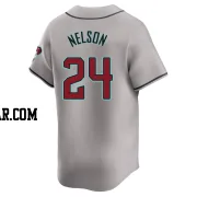 Kyle Nelson Men's Arizona Diamondbacks Gray Limited Away Jersey