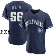 Kyle Ryan Men's Chicago Cubs Navy Authentic 2021 City Connect Jersey