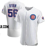 Kyle Ryan Men's Chicago Cubs White Authentic Home Jersey