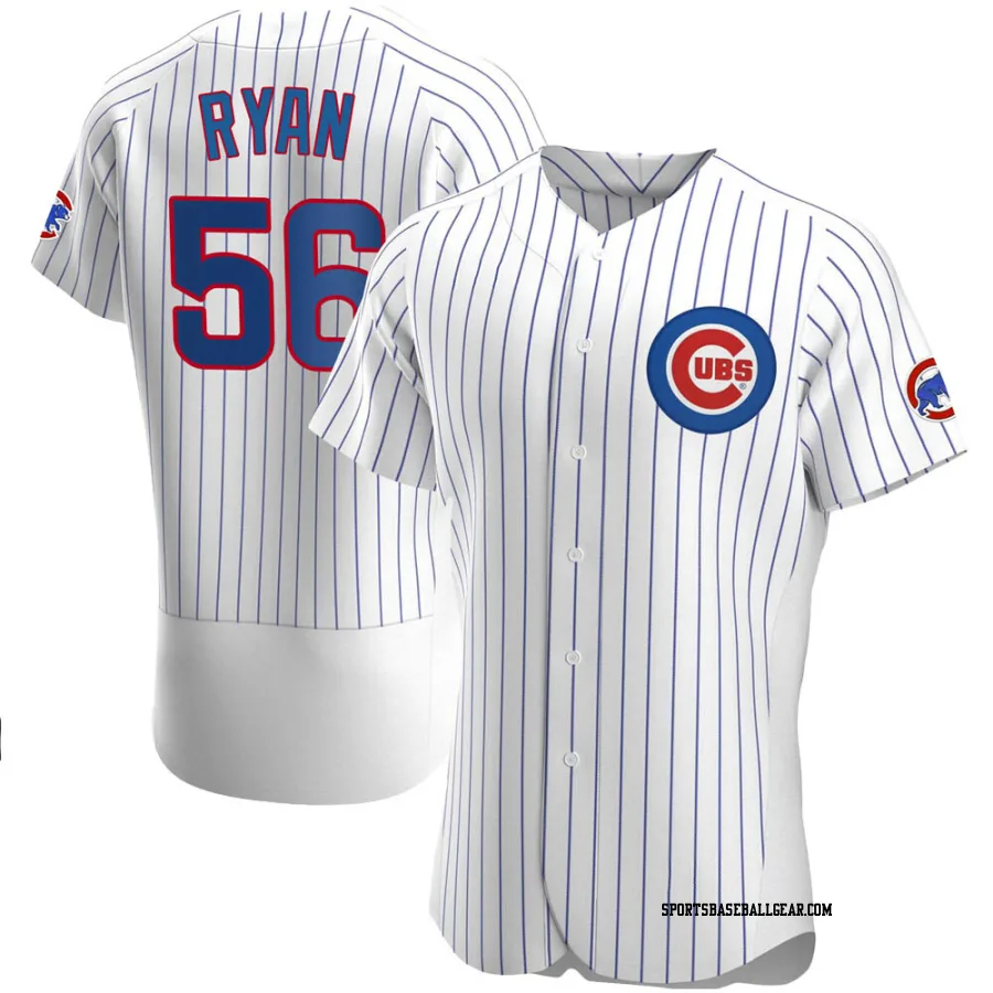 Kyle Ryan Men's Chicago Cubs White Authentic Home Jersey