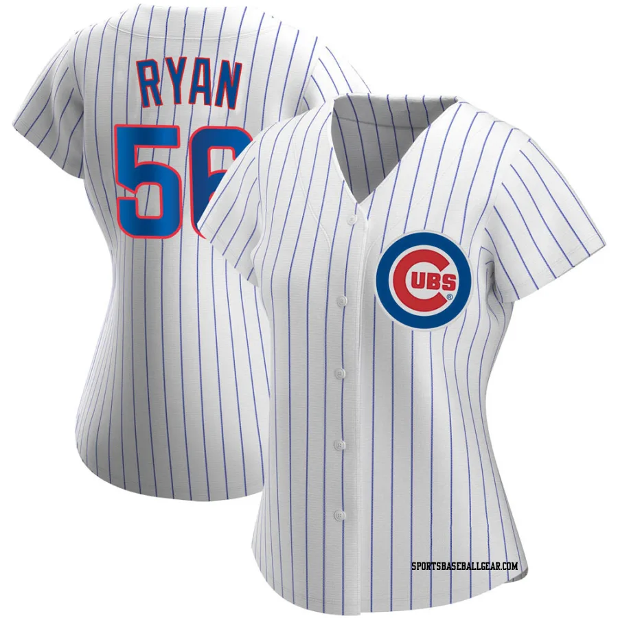 Kyle Ryan Women's Chicago Cubs White Authentic Home Jersey