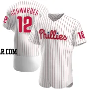 Kyle Schwarber Men's Philadelphia Phillies White Authentic Home Jersey