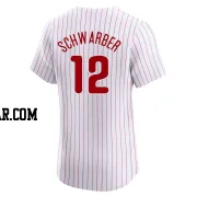 Kyle Schwarber Men's Philadelphia Phillies White Elite Home Jersey