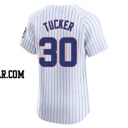 Kyle Tucker Men's Chicago Cubs White Elite Home Jersey