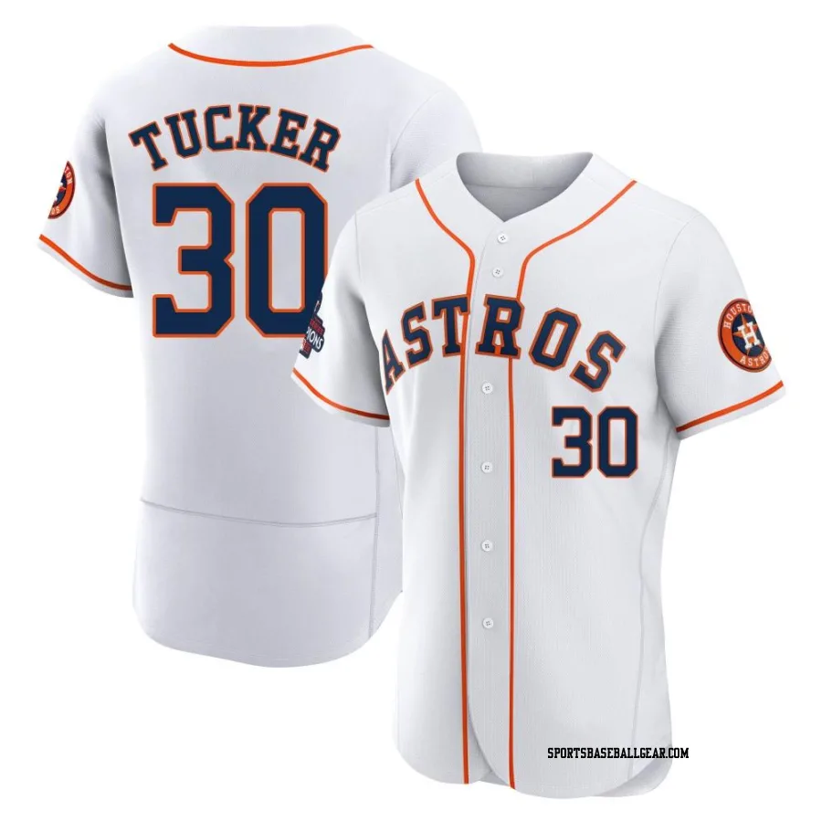 Kyle Tucker Men's Houston Astros White Authentic 2022 World Series Champions Home Jersey