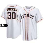 Kyle Tucker Men's Houston Astros White Replica 2022 World Series Home Jersey