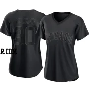 Kyle Tucker Women's Chicago Cubs Black Authentic Pitch Fashion Jersey