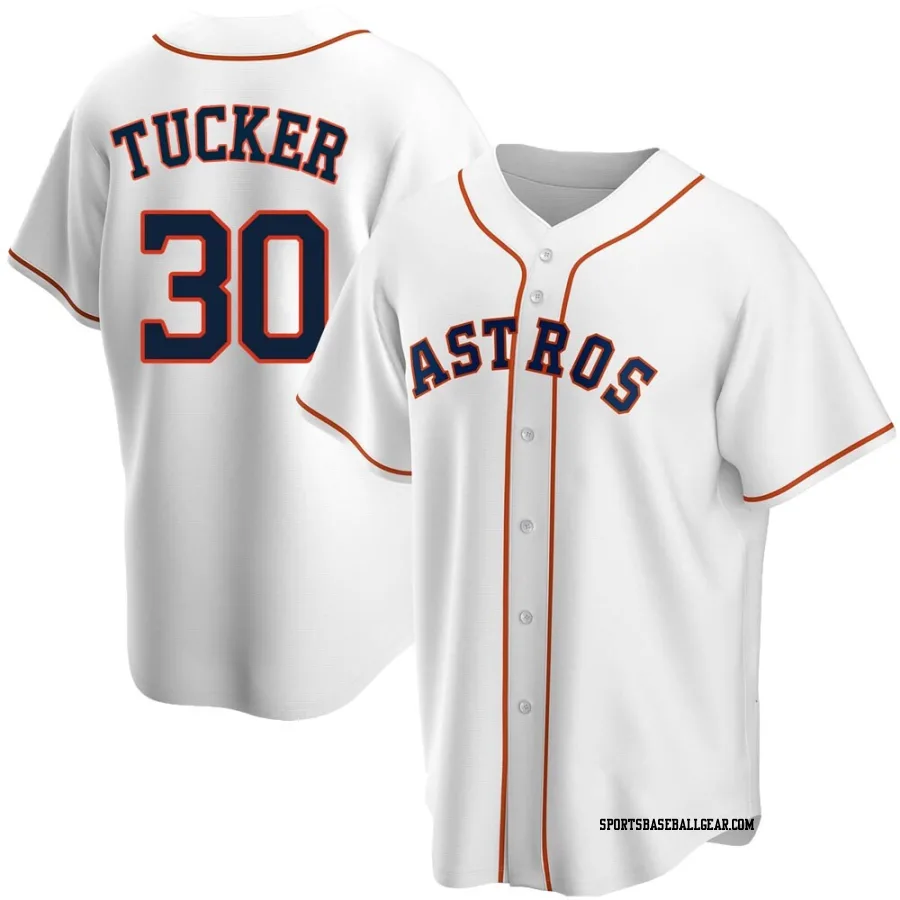 Kyle Tucker Youth Houston Astros White Replica Home Jersey