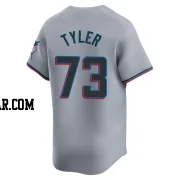 Kyle Tyler Men's Miami Marlins Gray Limited Road Jersey