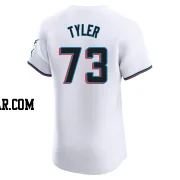 Kyle Tyler Men's Miami Marlins White Elite Home Jersey