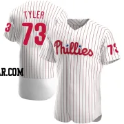 Kyle Tyler Men's Philadelphia Phillies White Authentic Home Jersey