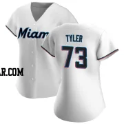 Kyle Tyler Women's Miami Marlins White Authentic Home Jersey