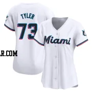 Kyle Tyler Women's Miami Marlins White Limited Home Jersey