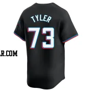 Kyle Tyler Youth Miami Marlins Black Limited Alternate Jersey