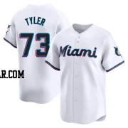 Kyle Tyler Youth Miami Marlins White Limited Home Jersey