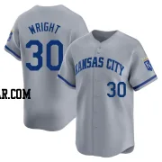 Kyle Wright Men's Kansas City Royals Gray Limited Away Jersey