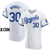 Kyle Wright Men's Kansas City Royals White Authentic 2022 Home Jersey